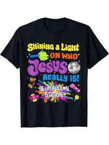 Camiseta Illumination Station VBS 2026 Vacation Bible School para hombre, camiseta casual de manga corta con cuello redondo, súper suave, camiseta de verano - Temporada de graduación, regalo para el Día del Padre, regalos para el Día de la Madre para hombres, mujeres, parejas y amigos. - Blanco - Ver 6