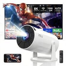 GAWFOLK Proyector Cine En Casa,High Definition 4K Projector With Bluetooth And Adjustable 180 ° Projection Angle. Compact & Portable Mini Projector Complimentary Remote Control,Projector Screen,Supports 2.4G+5G WIFI6 Ultra Fast And Delay Free Projection With Dual WIFs On The Same Screen, 1280 * 720P Proyector, Supporting Projection In Various Occasions Such As Home, Cinema, Outdoor, Parties, Etc  Tv Projector  Proyector Portatil Proyector Astral - US A Type Plug(110-127V) - View 15
