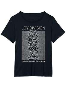 Joy Division Unknown Pleasures T-Shirt - Black - View 5