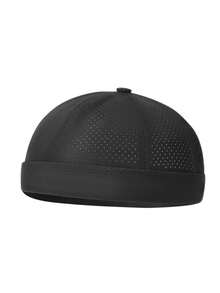 1pc Unisex Breathable Mesh Solid Color Quick-Dry Beanie Hat, Versatile For Outdoor Sports, Fishing, Daily Wear, Suitable As Christmas, Father's Day, Teacher's Day, Birthday Gift For Family, Friends, Boyfriend/Girlfriend,Festival,Travel - Multicolor - View 2
