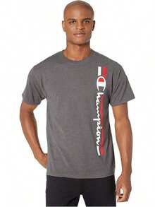 Champion Classic T-Shirt, Triangular Graphic - Bordeaux - View 7