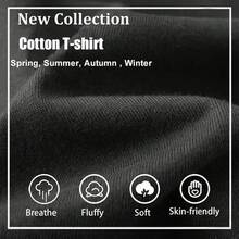 Women's Short Sleeve T-Shirts, 100% Cotton, Round Neck, Cartoon Dog And Baseball Graphic Print T-Shirt, One-Sided Print, Casual Short Sleeve Top, Cute Puppy Sporty Design T-Shirt, Breathable And Comfortable For Everyday Wear For Men/Women. - 黑色 - 查看 3