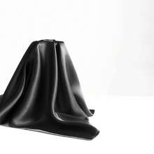2pcs Satin Pillowcase, Without Pillow Insert, Soft And Smooth Texture, Plain Weave High Density, Minimalist Fashion Design, Envelope Closure Solid Color Pillowcase, Reduce Hair Breakage, Prevent Wrinkles - Cool Black - View 3
