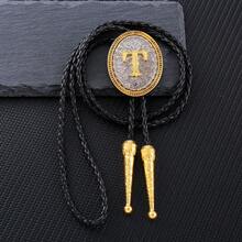 1 chiếc cà vạt kim loại tròn màu vàng, 26 chữ cái từ A đến Z, cà vạt kiểu bolo, phụ kiện cà vạt cho phù rể, tiệc tùng, đám cưới, phong cách miền Tây, cà vạt cao bồi đường phố dành cho nam giới, món quà lý tưởng. - Cà vạt Poirot hình bầu dục hai màu, 26 chữ cái từ A đến Z. - Xem 29