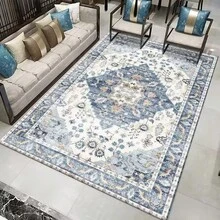 1pc,Washable Persian Style Rug, Suitable For Living Room, Bedroom, Tea Room, Shoe Rack And Other Indoor Decorations, Low Pile Bohemian Style Rug, Machine Washable Non-Slip Rug - 3 - View 14