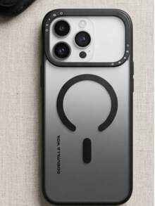 Funda Transparente KBOD con Aro Magnético y Diseño Moderno para Smartphone - Negro - Ver 1