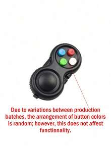 1pc Retro Classic Finger Operated Fidget Toy, Vintage Handheld Interesting Tactile Sensory Toy For Stress Relief, Muscle Relaxation And Pressure Alleviation, Perfect Gift For Friends - Multicolor - View 11