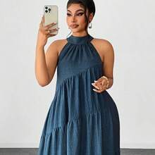 Women Blouses & Shirts - ضباب أزرق - مشاهدة 3