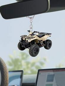2D 壓克力全地形車鑰匙圈，迷你四輪 ATV 裝飾，耐用配件適用於車鑰匙、背包和行李箱，越野愛好者和收藏家的理想禮物，時尚精緻，適合母親節、情人節、開學季、教師節、旅行、派對和其他場合 - 彩色 - 查看 4