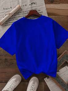 Camiseta de mujer de manga corta, cuello redondo, casual de verano - Multicolor - Ver 2