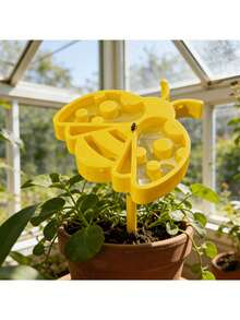 1 Set Bee Watering Station Garden Decor Stake, Cute Bee Shaped Creative Garden Stake, Outdoor Bee Watering Station - Multicolor - View 5