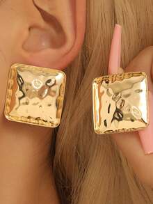 Pendientes elegantes y minimalistas con diseño de hoja, pendientes retro de hoja de árbol para mujeres - pendientes - Ver 10