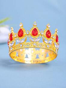 Vương miện pha lê sang trọng - Vương miện vàng nạm pha lê cho các cuộc thi sắc đẹp & đám cưới, mùa hè, bãi biển - Nhiều màu - Xem 9