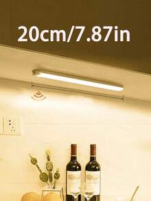 50cm/10cm/20cm/30cm USB 白色 LED 感應燈條，適用於櫥櫃、衣櫃與走道；無線感應 LED 燈條，適用於櫥櫃底照明；可充電磁吸式小夜燈 - 白 - 查看 21