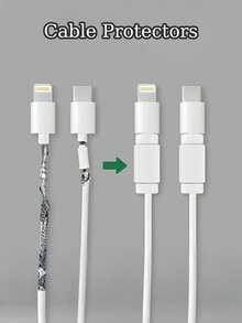 PVC 電纜保護套，耐用充電線套，適用於手機、USB、平板電腦數據線，非電子充電線保護配件 - 多色 - 查看 2