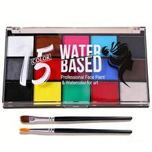 15 Colors High Saturation Water-Soluble Watercolor Paint, Easy To Mix Art Painting Palette, Beginner Hand-Drawn Creative Paint Set - Sets - View 3