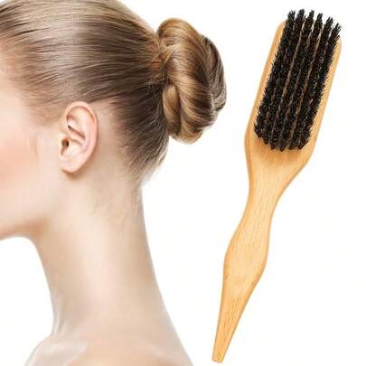 Cepillo para barba, peine, peine de limpieza, cepillo profesional para barba de hombre, cepillo para dar forma a la barba, cepillo suave para barba con mango, para cabello grueso y fino, elimina residuos de tijera, herramienta de arreglo del cabello, masaje del cuero cabelludo, arreglo suave, peinado, desenreda, cepillo para dar un aspecto liso y esbelto, cepillo para alisar el cabello hacia atrás, accesorios de aseo para hombres y mujeres, de vuelta al colegio, salones, viajes, días festivos, San Valentín