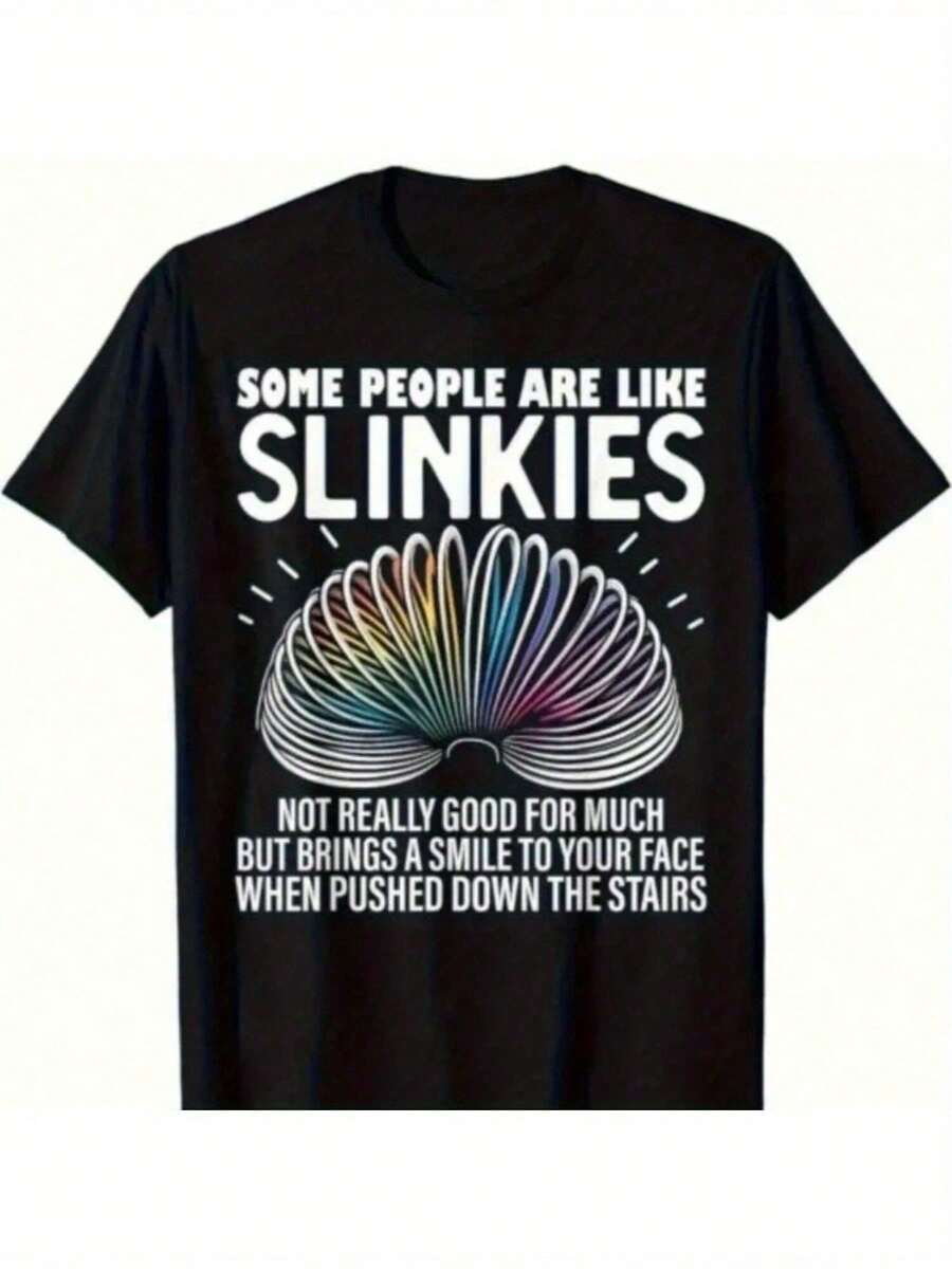 Algunas personas son como bandas elásticas; este es un diseño humorístico y satírico para hombres, perfecto como camiseta de regalo con estampados de transferencia térmica de temática estadounidense.blusas para mujer,playeras de mujer,blusas casuales para dama,tops,Suitable For Party & Daily Wear,Perfect For Vacation & PlaytimeGreat For Fiesta & Family Vacations - Negro - Ver 1