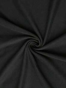 Camiseta básica de manga corta para mujer Otoño/Invierno 2025 - Cuello redondo, holgada, estampado elegante de mariposas de moda, tejido suave con excelente caída. ¡Ultra combinable! - Negro - Ver 3