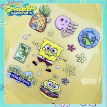 SpongeBob SquarePants 2pcs/1pc Cute & Fun Cartoon Stickers, Suitable For Smartphone, Room Decor, Laptop, Water Bottle, Bumper, Skateboard, Phone Case And Back To School Decoration. Multipurpose Decorative Stickers For Various Scenarios, Scratch-Resistant (Random Style) - Multicolor - View 9