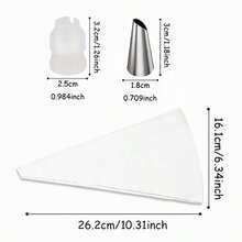 51 piezas Juego de herramientas de boquillas para decorar galletas, kit de decoración de crema para pasteles con boquillas para glaseado - Multicolor - Ver 2