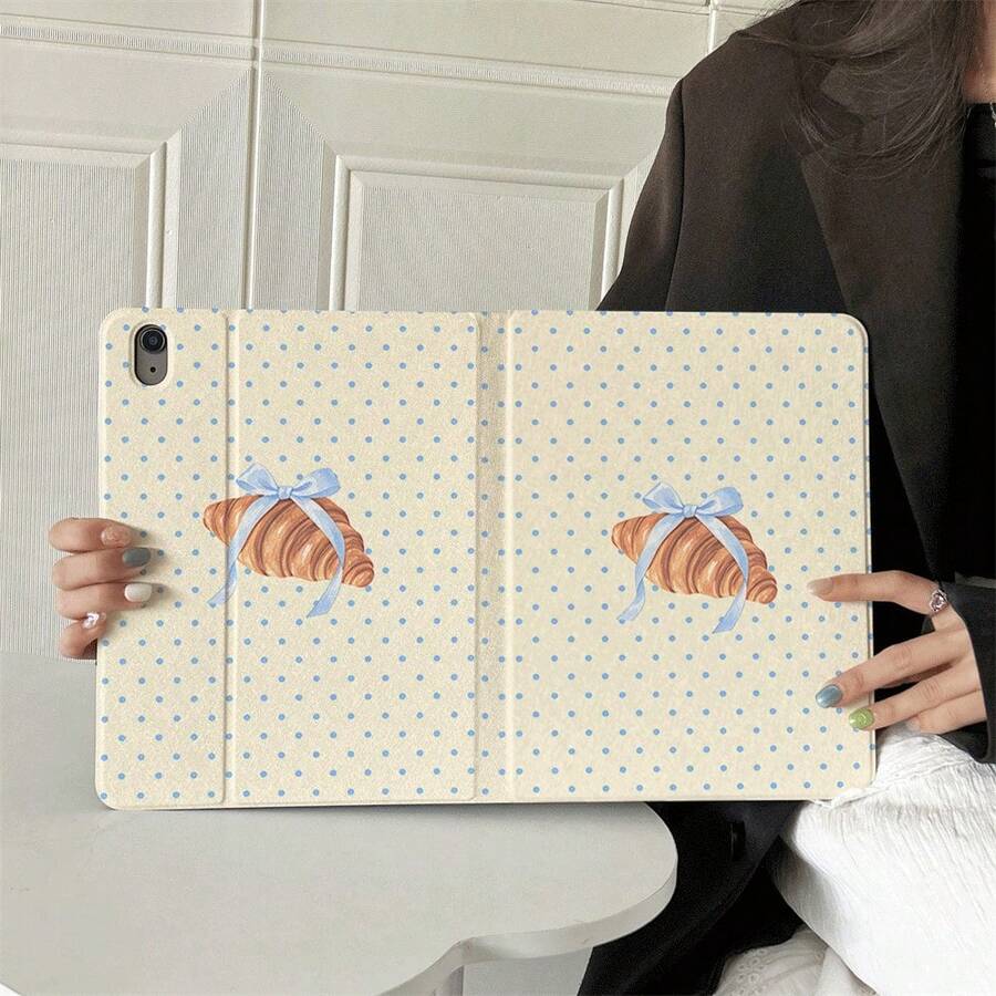 单件装翻盖式书本保护套 - 多角度支架保护套,带笔槽,兼容 iPad/Galaxy Tab S10+/S9/A9、Oppo Pad、华为 MatePad、vivo Pad、荣耀 Pad 和联想小新 Pad。 - 彩色 - 查看 1