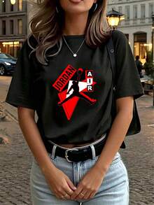 Women T-Shirts - Black - View 4