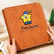 6-Inch Leather Photo Album, 600 Pockets, Large Capacity, Rectangular Design, Suitable For Wedding, Family And Travel Memories - 1PC - View 11