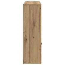 Librería vidaXL de roble artesanal, 98x29x97,5 cm, contrachapado. - Marrón - Ver 6