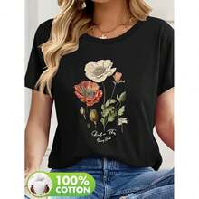 Dam-T-shirts - Svart - Visa 8