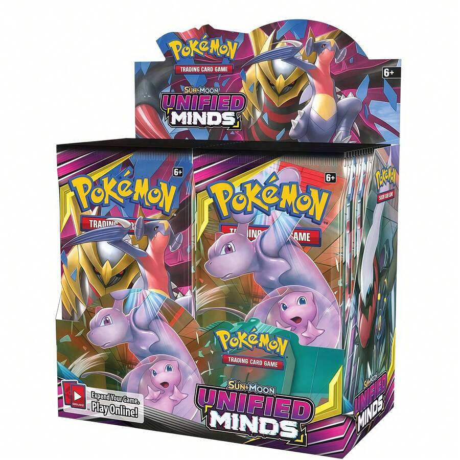 36Pcs Per Pack  English Booster Cards, Battle Trading Game Cards, Evolution Collectible Rare Cards, Random Styles  Monster Collectible Cards - Multicolor - View 1