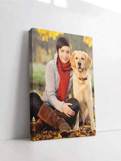 Personalized Photo Canvas Print - Decorate Your Space With Your Favorite Memories | Perfect For Kitchen, Home Office Or Bathroom Decor | Modern/Classic Art Style | Indoor/Outdoor Use, Unframed, Valentine's Day Decor Fashionable, Cute, Colorful Personalized Customization, Unique Ideal Gift For Her, Friends, Son, Daughter