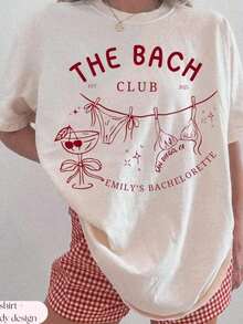 1 Camiseta Personalizada para Despedida de Soltera en la Playa, Camisetas de Tequila para la Fiesta Final de Solteras, Camisetas Personalizadas para el Club Bach para Fin de Semana de Chicas - Estilo - Ver 8