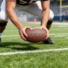 1pc American Football - Durable Standard Ball For Indoor & Outdoor Sports, Training & Game,Rugby Ball - Brown - View 4