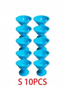 10/20 peças de modeladores de cabelo de borracha macia, rolos de cabelo de silicone sem calor, presilhas que não machucam o cabelo, ferramentas de cabeleireiro para fazer penteados em casa, modeladores de ondas, ferramentas de modelagem de cabelo - Multicolorido - Ver 15