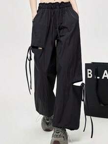 Women Pants - Black - View 1