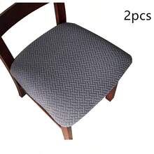 2/4pcs Stretch Seat Cushion Covers For Dining Room Chair Seat Slipcovers Kitchen Chair Covers - Multicolor - View 13