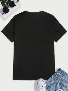 Women T-Shirts - Black - View 2