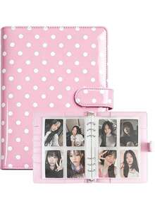 1 Set Album Foto A5 dengan 25 Lembar Kartu Foto 4 Slot, Pengikat 6 Ring, Sampul Kulit PU, Album Koleksi yang Cocok untuk Penggunaan di Rumah dan Kantor, Sempurna untuk Mengatur Foto Keluarga - MultiWarna - View 13