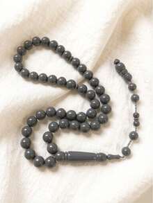 1串45顆樹脂齋月祈禱珠 Tasbih，光滑拋光伊斯蘭祈禱珠 Misbaha，手持式祈禱珠，適合日常崇拜、齋月、開齋節、冥想與紓壓，耐用輕量宗教配件 - 彩色 - 查看 1