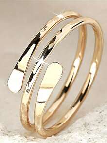 1pc Minimalist Ring, Suitable For Women, Ideal For Mother's Day Gift, Anniversary, Party Jewelry - 1# - View 11