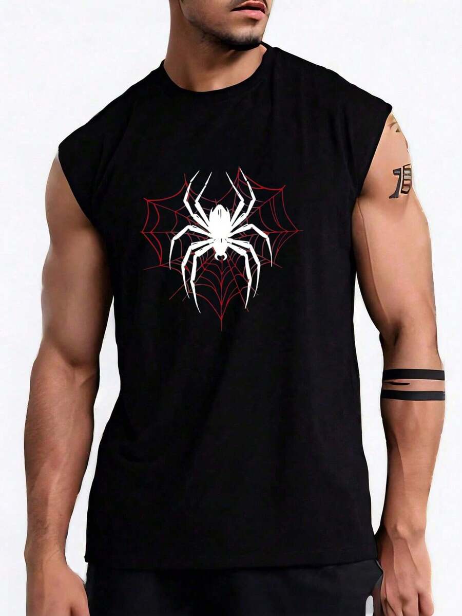 Men Tank Tops - Black - View 1