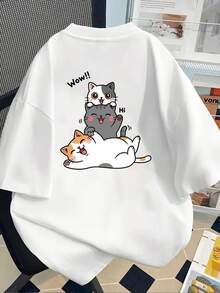 Plus Size T-Shirts - White - View 2