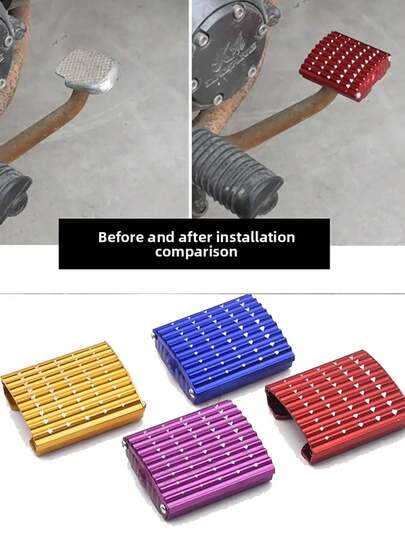 Modified Motorcycle Brake Pedal Anti-Slip Footplate, Universal Widened Aluminum Alloy Brake Pedal For Tricycles