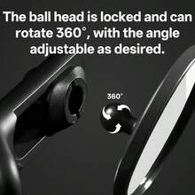 1pc Bicycle Road Handlebar Plug Rearview Mirror 360-Degree Adjustable Length And Length Of The Handlebar Plug Reversing Mirror Mirror Riding Accessories - Multicolor - View 4
