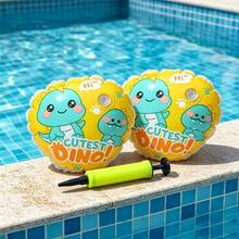 Happy wind Swim Children's Double Arm Ring Set (2pcs), PVC Double Chamber Inflatable Swimming Armbands, Water Wing Pool Arm Rings, Toddler Beginner Boys & Girls Swimming Training Aid Equipment - Multicolor - View 18