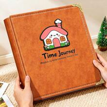 6-Inch Leather Photo Album, 600 Pockets, Large Capacity, Rectangular Design, Suitable For Wedding, Family And Travel Memories - 1PC - View 15