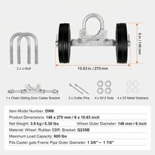 Poleas - Ringkettenschiebetür 6 Zoll Verstellbare Struktur - Ver 11
