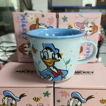 Disney Mani Scale 陶瓷水杯，卡通饮水杯，家用牛奶咖啡杯礼盒套装，生日礼物 - 彩色 - 查看 23