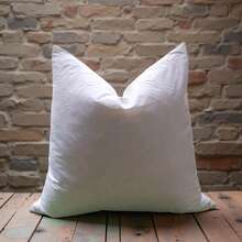 White Down Pillow Insert, 18x18/20x20/21x21 Inch Square Cushion Insert, Soft And Fluffy With Cotton Cover, Down-Proof, Suitable For Sofa Bed Home Decor Hotel - White - View 13